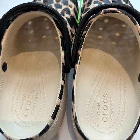 NWT Crocs Classic Leopard print with cheetah - Picture 6 of 14